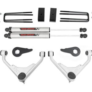 Rough Country 3 Inch Lift Kit FT Code V2 Chevy/GMC 2500HD/3500HD/Suburban 2500/Yukon XL 2500 (01-10)