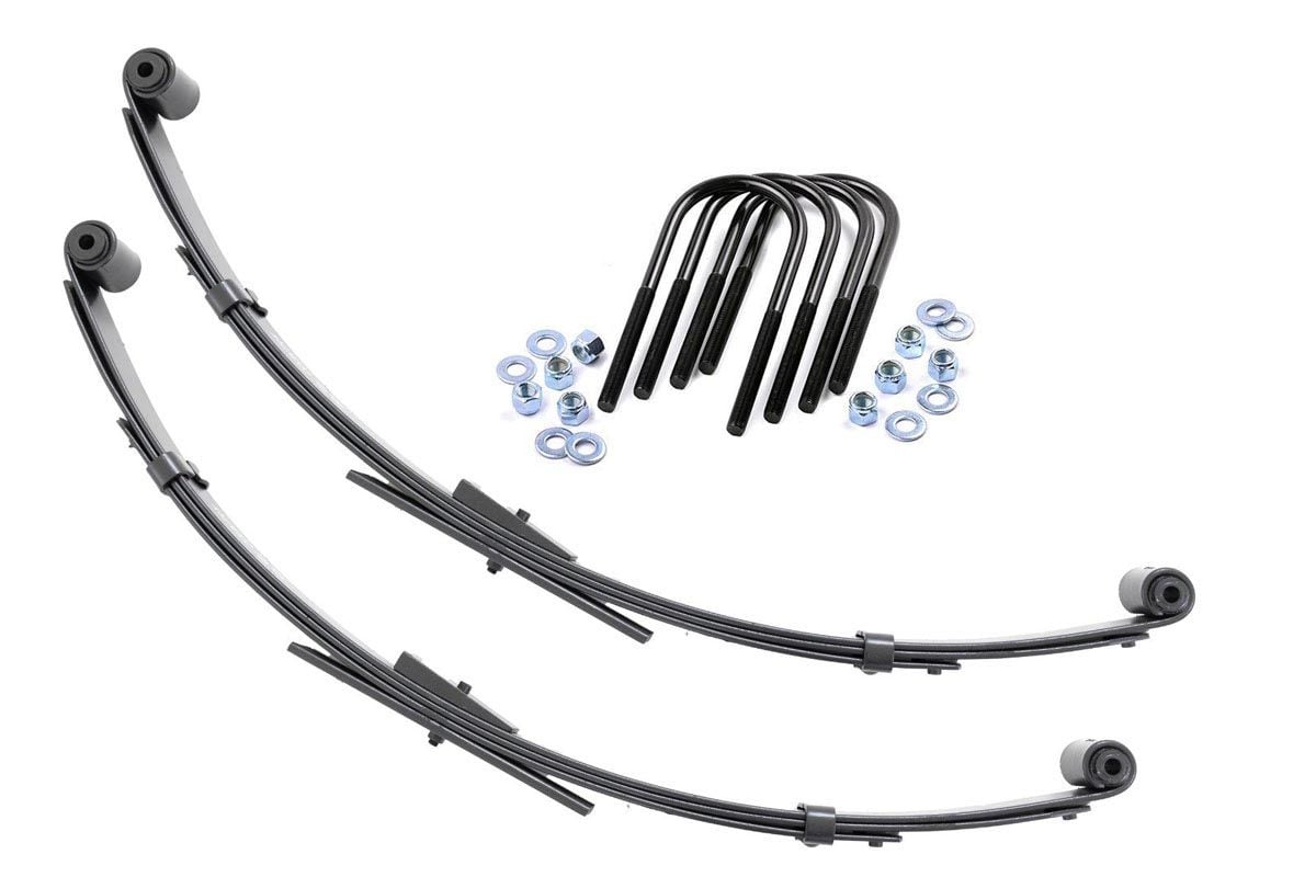 Rough Country Rear Leaf Springs 2.5″ Lift Pair Jeep Wrangler YJ 4WD (1987-1995)
