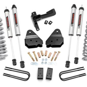 Rough Country 3 Inch Lift Kit V2 Front Diesel Coils Ford F-250 Super Duty 4WD (17-22)
