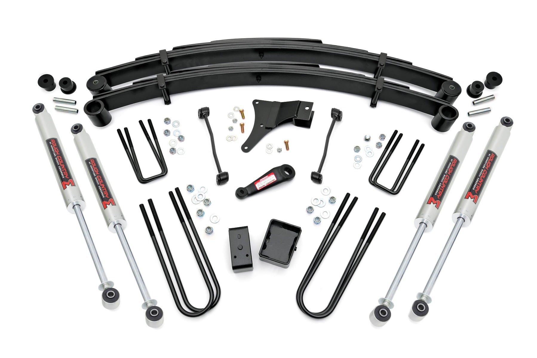 Rough Country 6 Inch Lift Kit Rear Blocks M1 Ford F-250/F-350 Super Duty 4WD (1999)