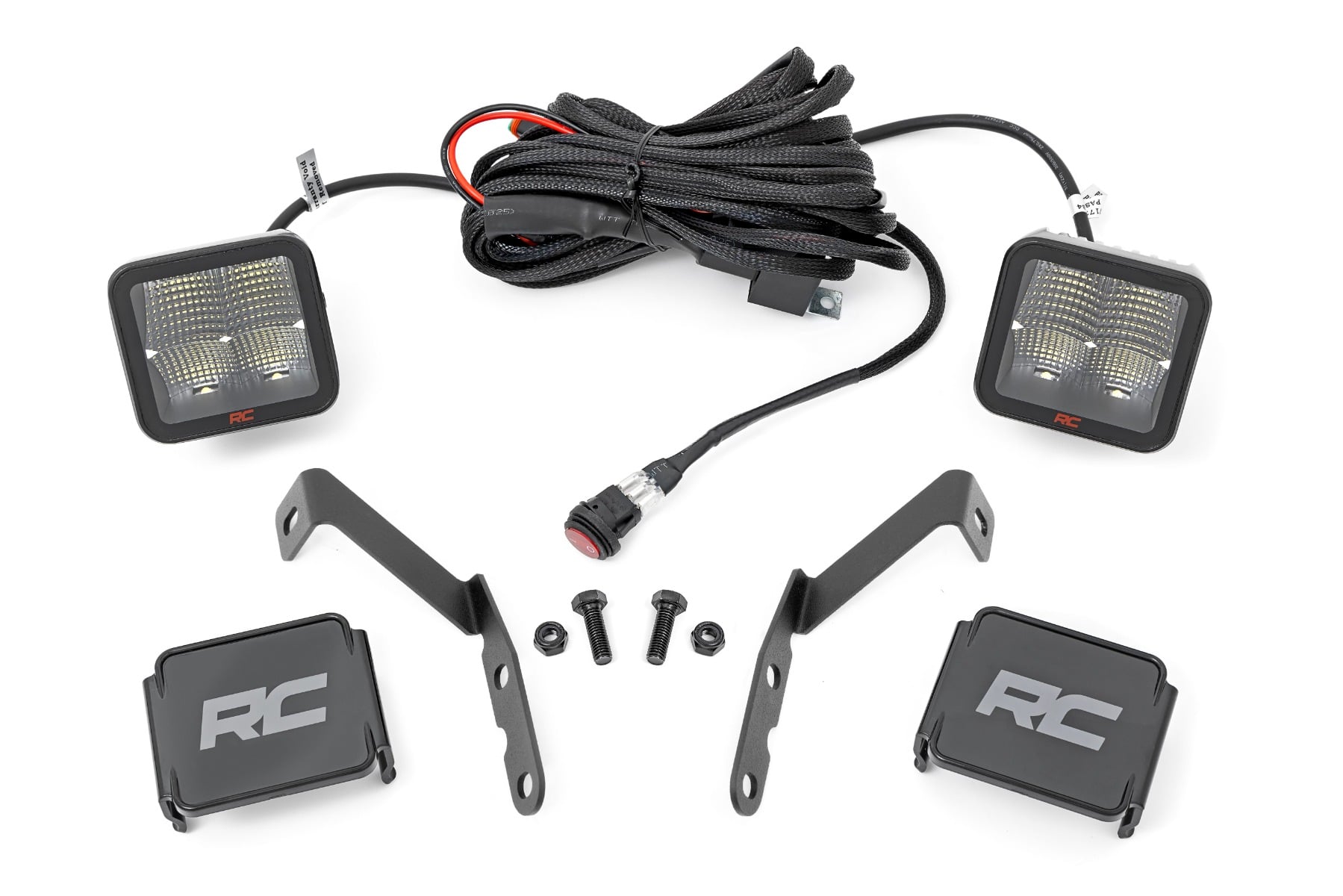 Rough Country LED Light Kit Ditch 2″ Spectrum Pair Spot Chevy 1500 & Chevy/GMC 2500HD/3500HD (07-14)