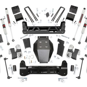 Rough Country 5 Inch Lift Kit NTD M1 w/ Overloads Chevy/GMC 2500HD/3500HD (20-26)