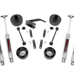 Rough Country 2.5 Inch Lift Kit Spacers N3 Jeep Wrangler JK/Wrangler Unlimited (07-18)