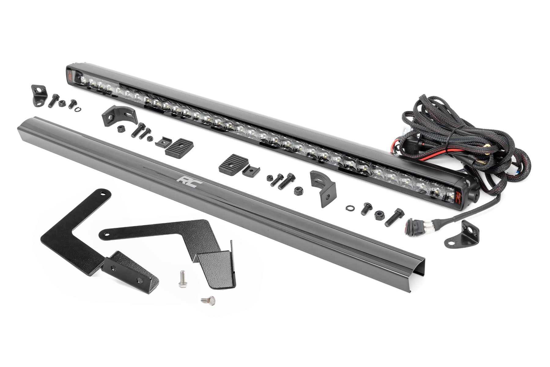 Rough Country LED Light Kit Lower Grille Mount 30″ Spectrum Single Row Toyota Tacoma (16-23)
