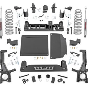 Rough Country 6 Inch Lift Kit N3 Strut Rear Coil Toyota Tundra 4WD (2022-2026)