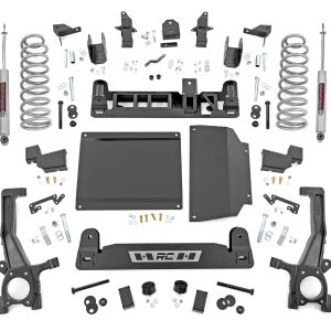 Rough Country 6 Inch Lift Kit N3 Strut Rear Coil Toyota Tundra 4WD (2022-2026)
