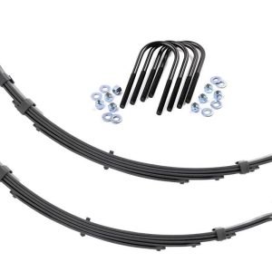 Rough Country Front Leaf Springs 4″ Lift Pair Jeep CJ5/CJ7 7 4WD (1982-1986)