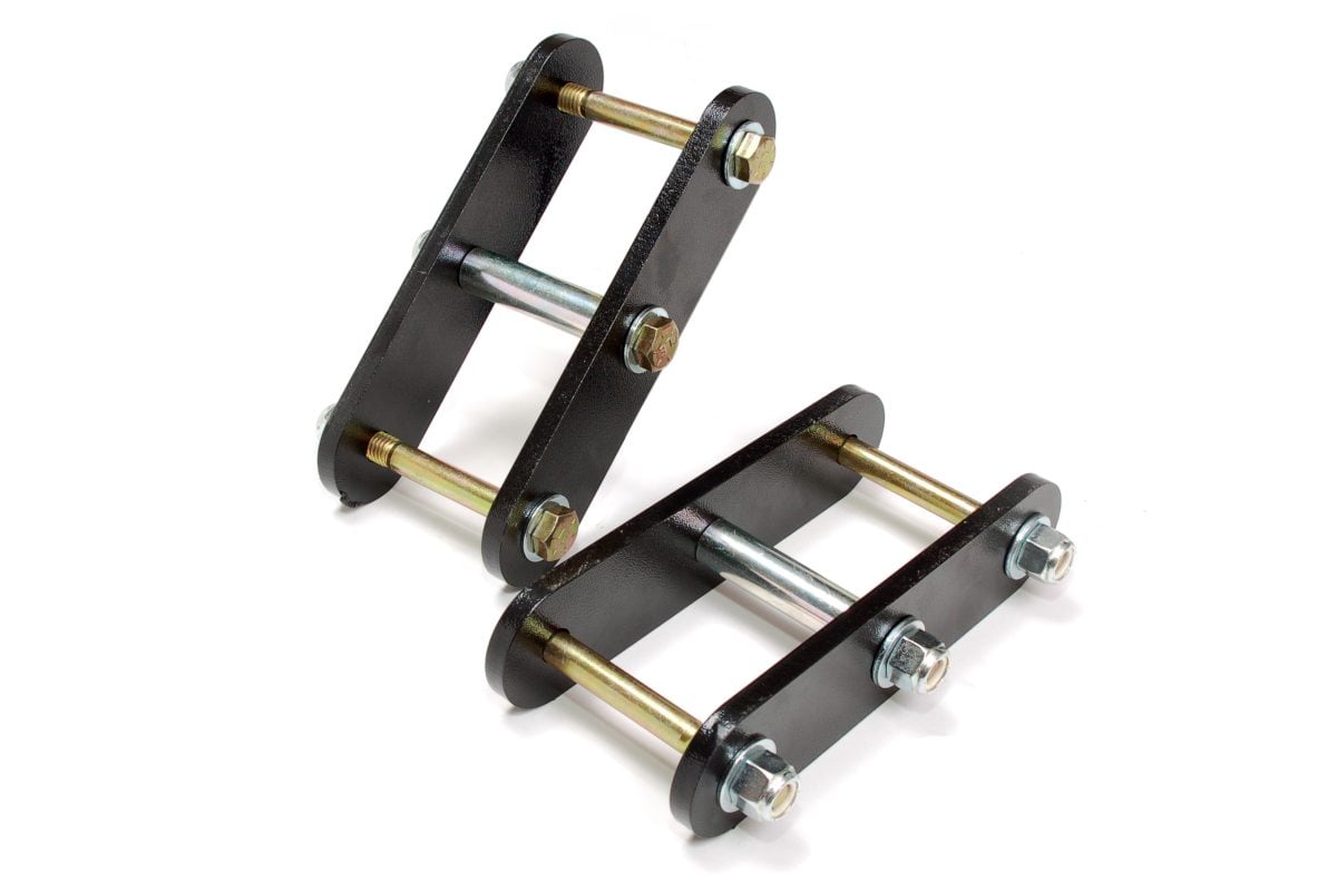 Rough Country Lift Shackles YJ Stock CJ RR 0.375 Inch Jeep CJ 8 Scrambler (81-85)/CJ5/CJ7 (76-86)