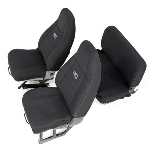 Rough Country Seat Covers Front and Rear Jeep Wrangler YJ 4WD (1991-1995)
