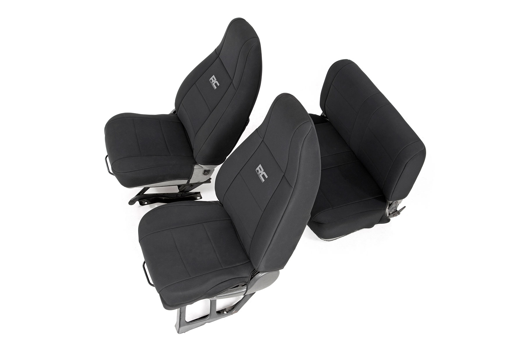Rough Country Seat Covers Front and Rear Jeep Wrangler YJ 4WD (1991-1995)