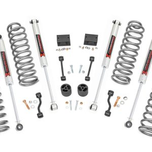 Rough Country 2.5 Inch Lift Kit Coils M1 Jeep Wrangler Unlimited 4WD (2018-2023)
