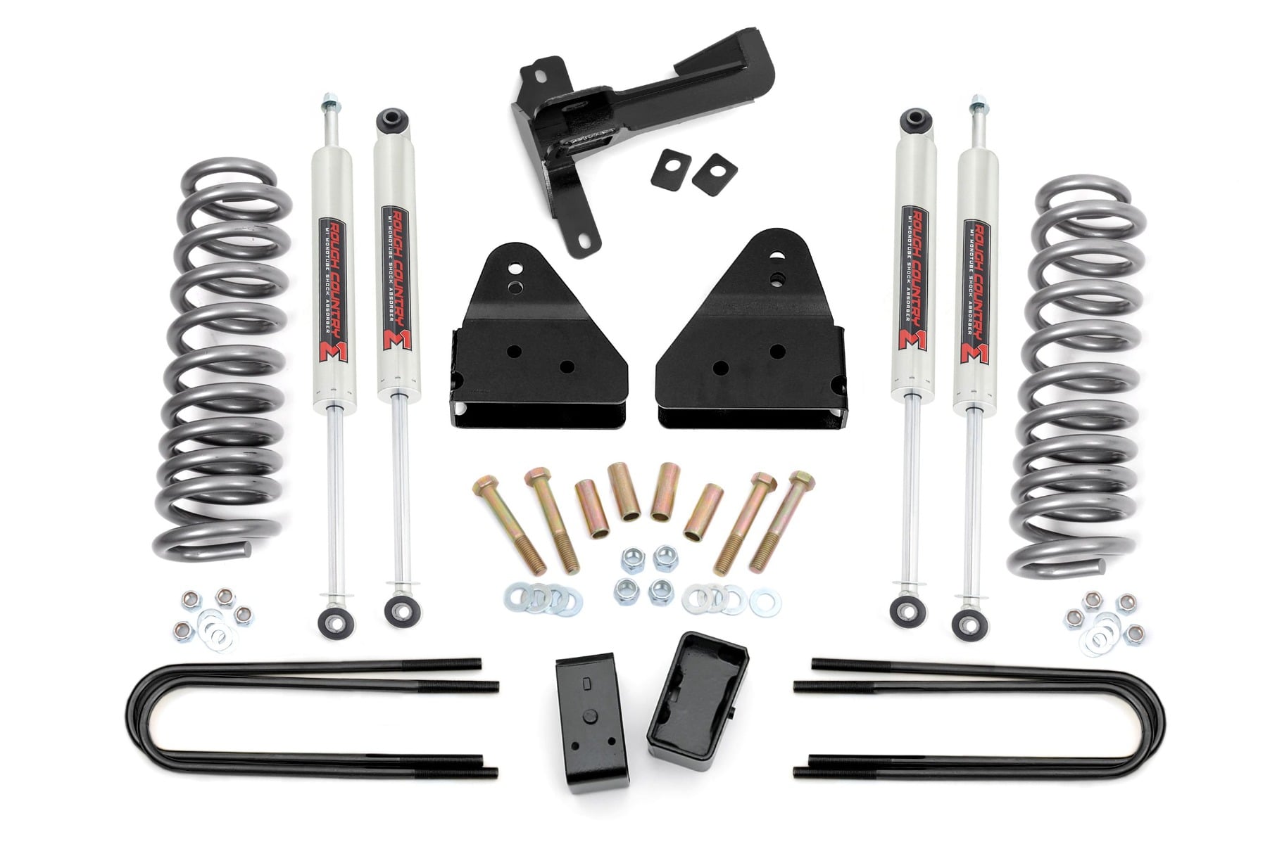 Rough Country 3 Inch Lift Kit FR Springs M1 Ford F-250/F-350 Super Duty 4WD (05-07)