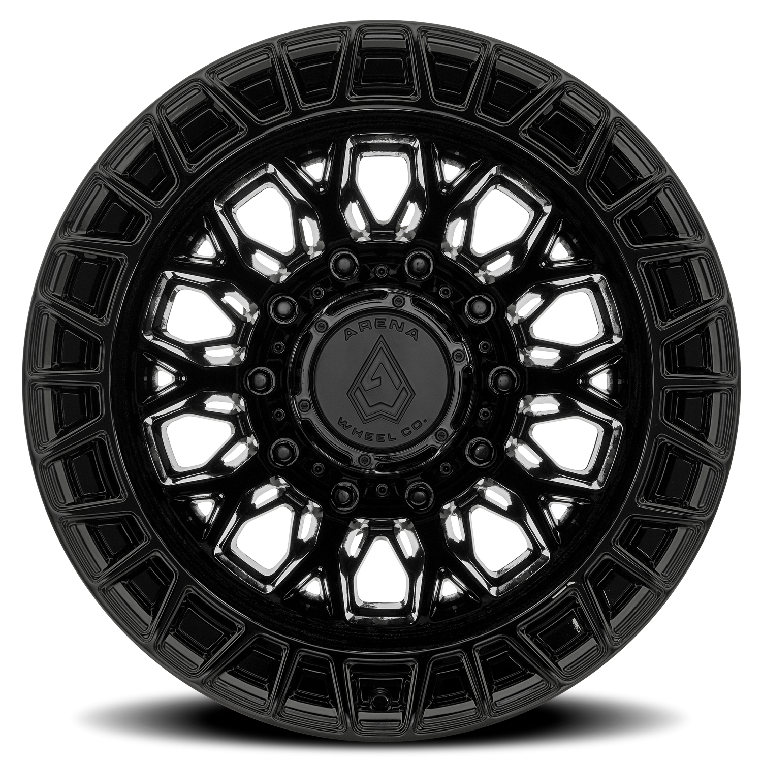 Arena Dually Innovator 22x8.25 10x225 -220 Glossy Black - Image 3