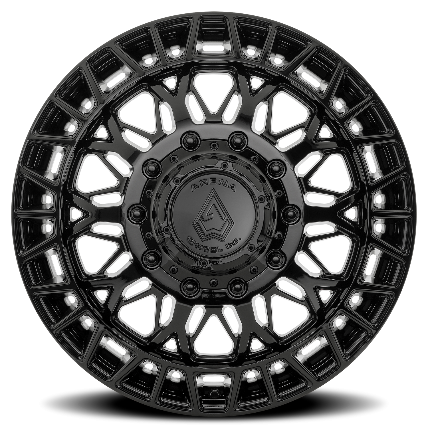 Arena Dually Innovator 22x8.25 10x225 +100 Glossy Black - Image 3