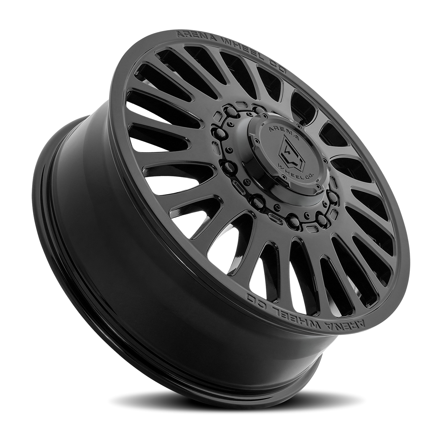 Arena Dually Sultan 22x8.25 10x225 +100 Glossy Black - Image 2