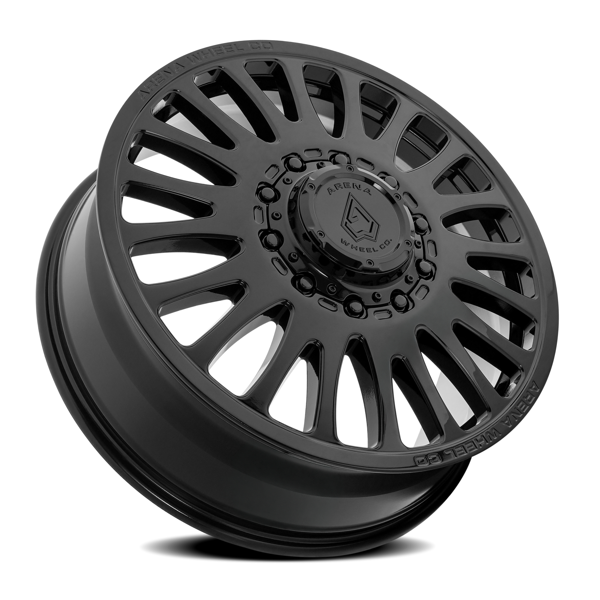 Arena Dually Sultan 24x8.25 10x225 +100 Glossy Black - Image 2