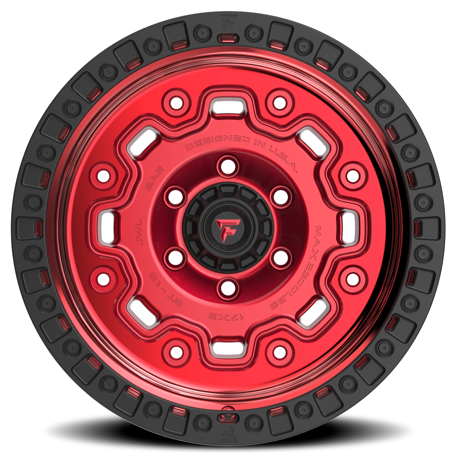Fittipaldi Offroad Terra Series 17x9 5x127 -12 Red Tint - Image 3