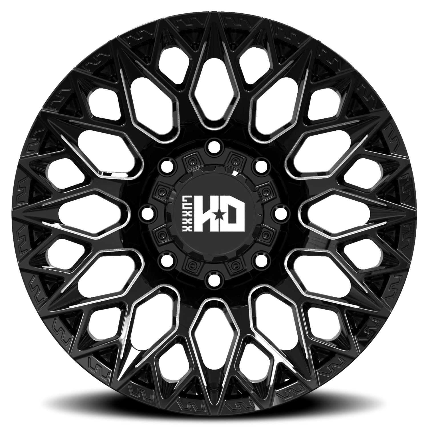 Luxxx HD LHD45 22x10 6x135 0 Black - Image 3