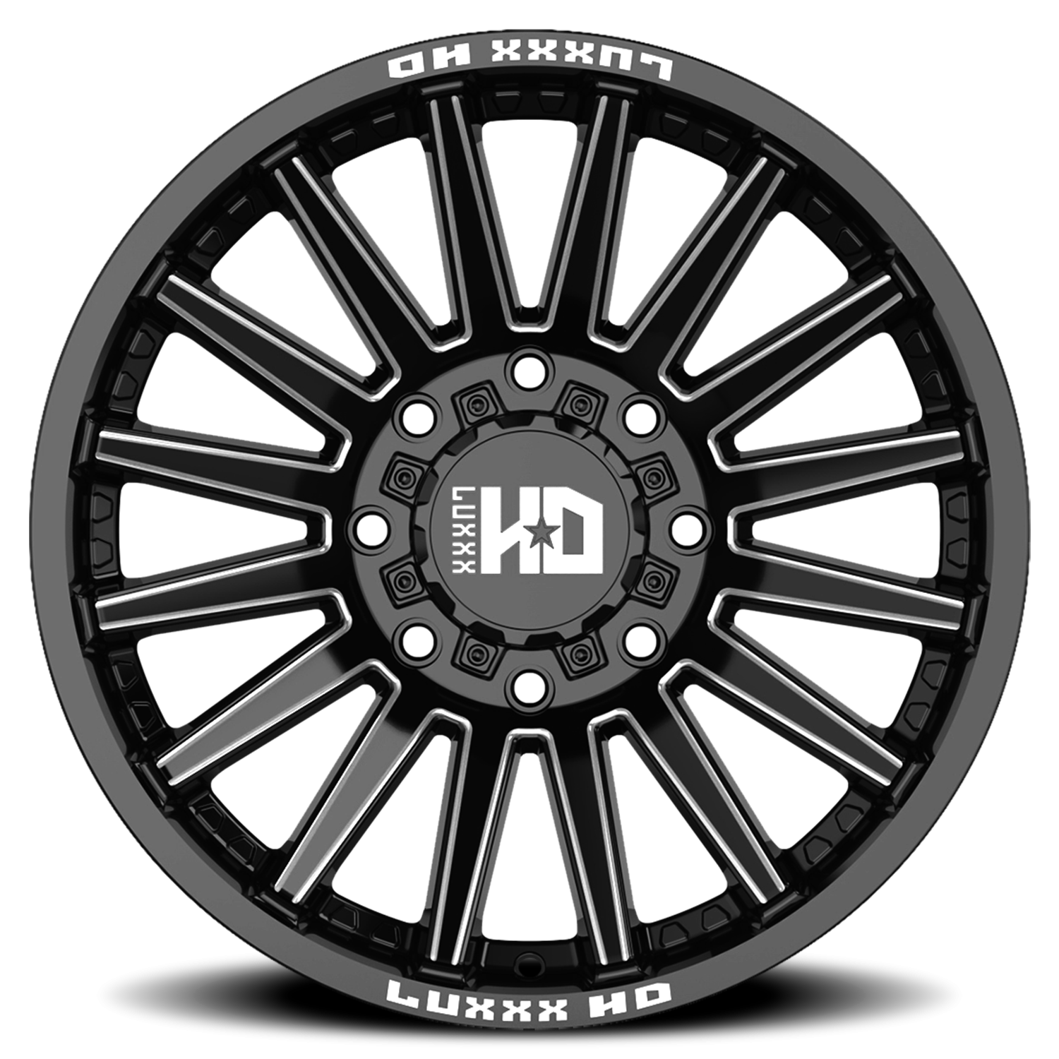 Luxxx HD LHD47 17x9 5x127 -6 Black - Image 3