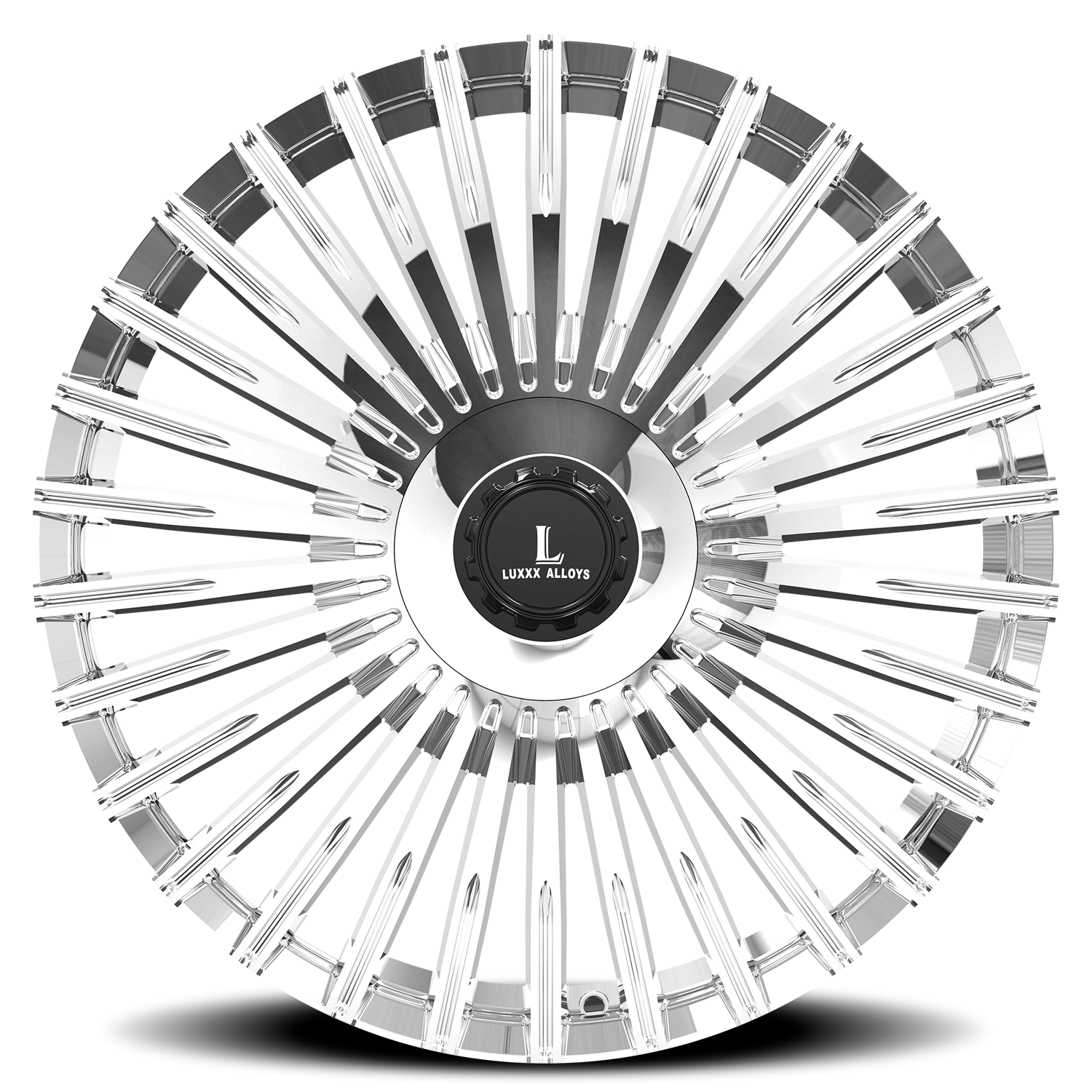 Luxxx Alloys 56 18x8.5 5x114.3 +35 Chrome - Image 2