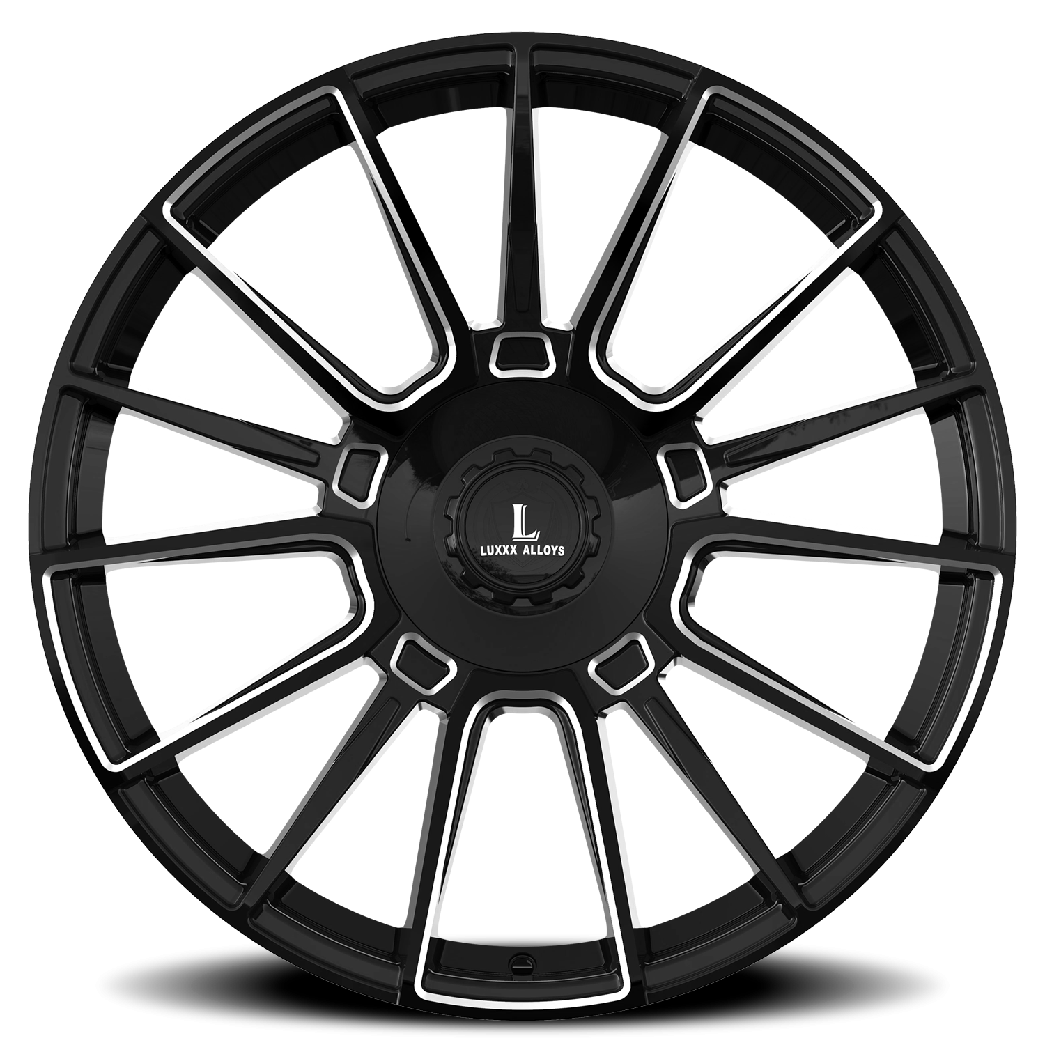 Luxxx Alloys 58 20x8.5 5x114.3 +35 Black - Image 2