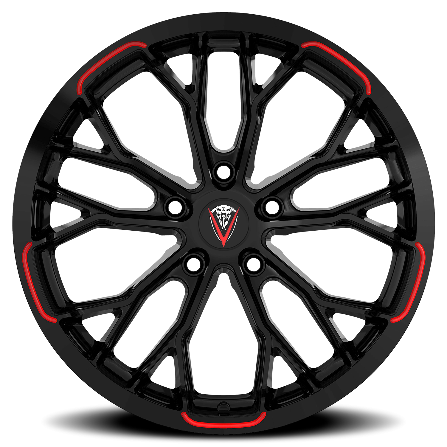 Venom Sport 53 18x8.5 5x100 +35 Black - Image 2