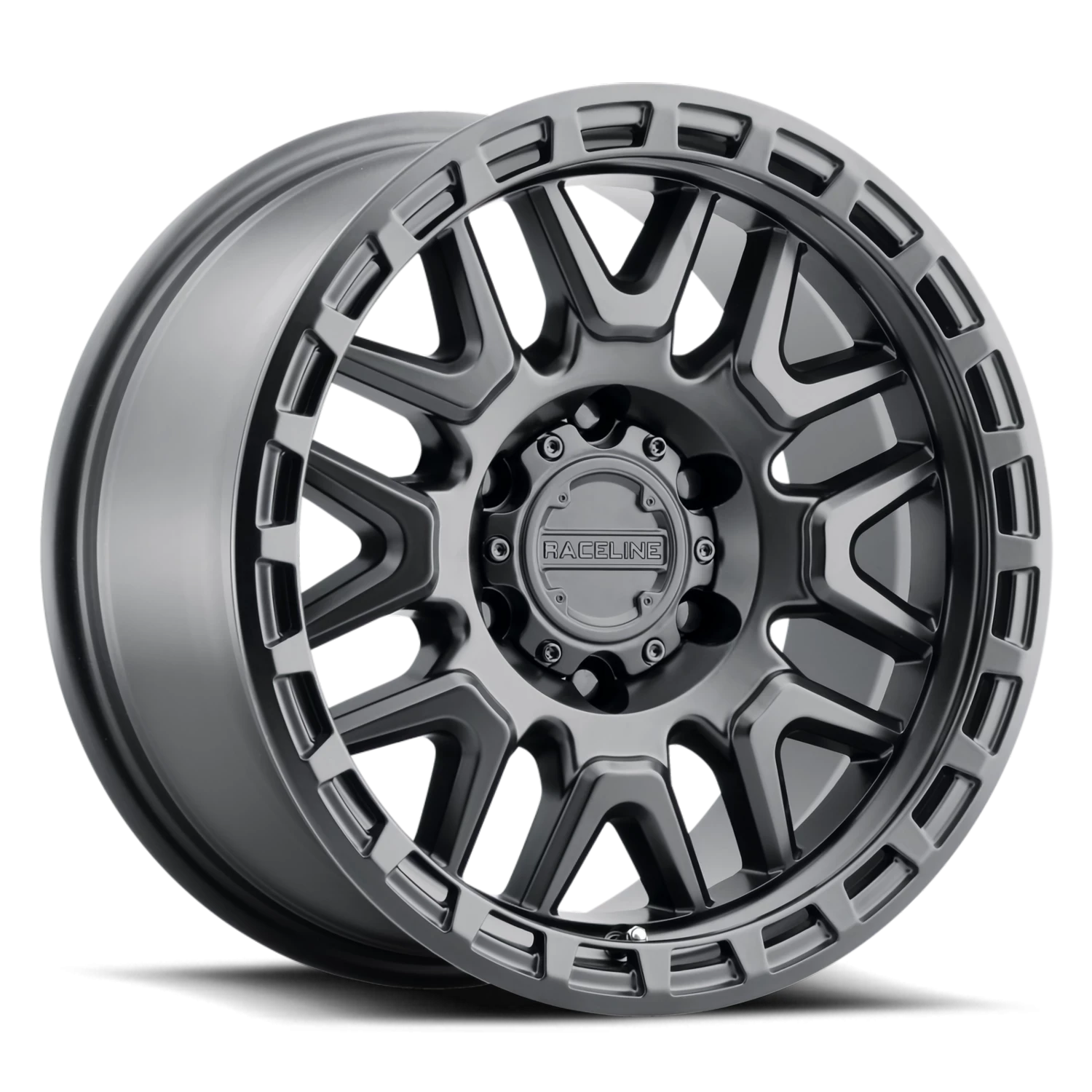 Raceline Krank 953B 18x9 6x139.7 -12 Black