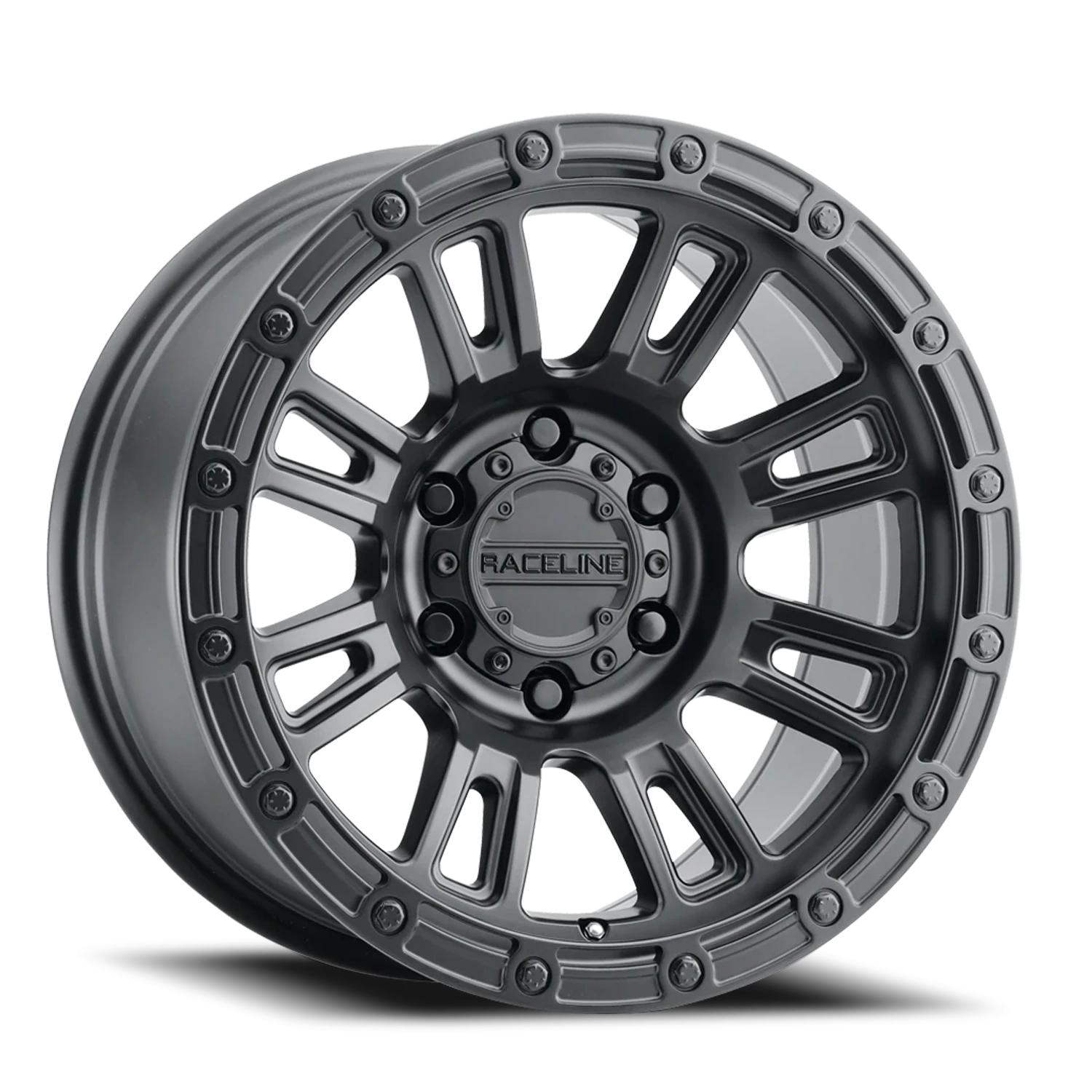 Raceline Compass 956B 18x9 6x139.7 -12 Black