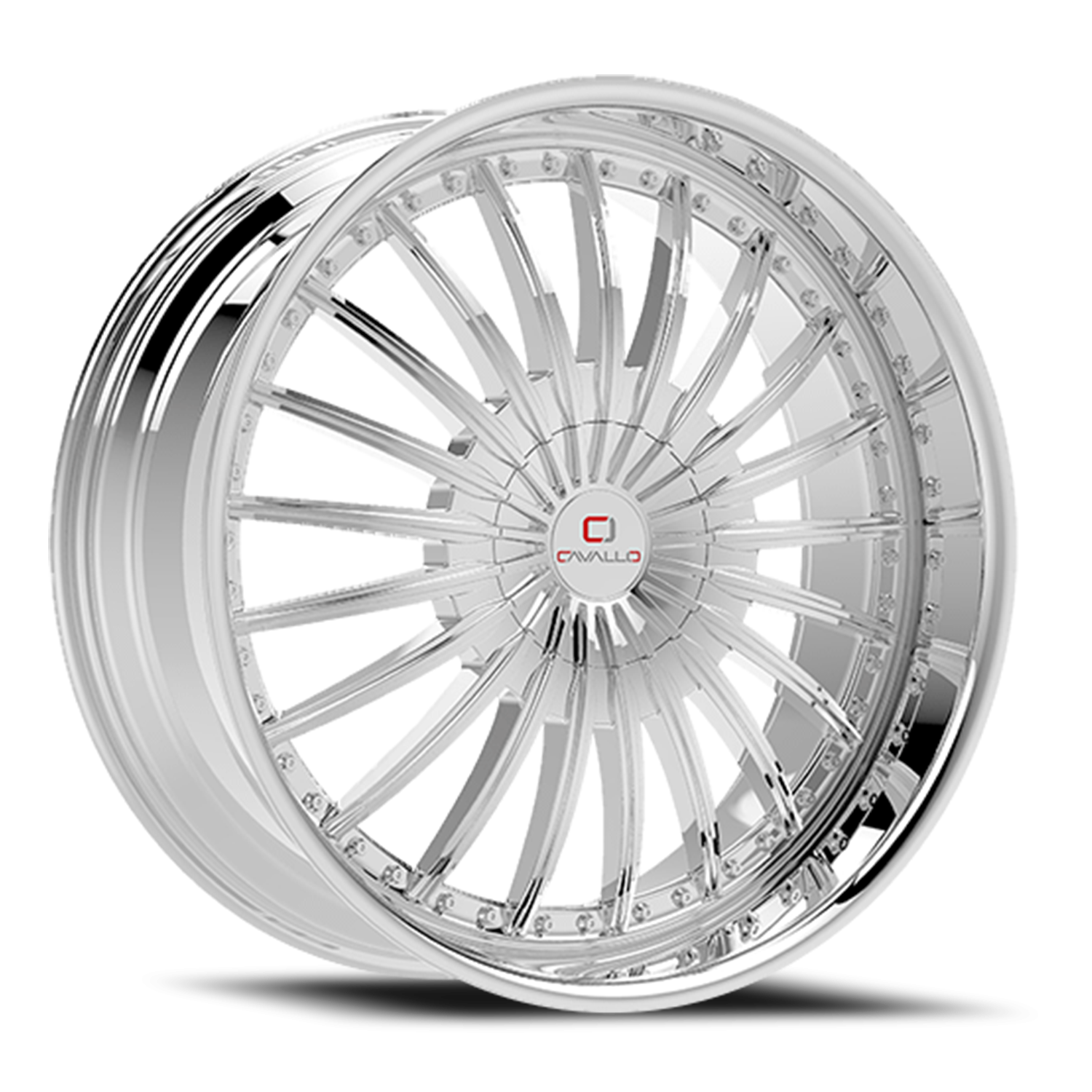 Cavallo CLV-32 22x9.5 6x135/6x139.7 +25 Chrome