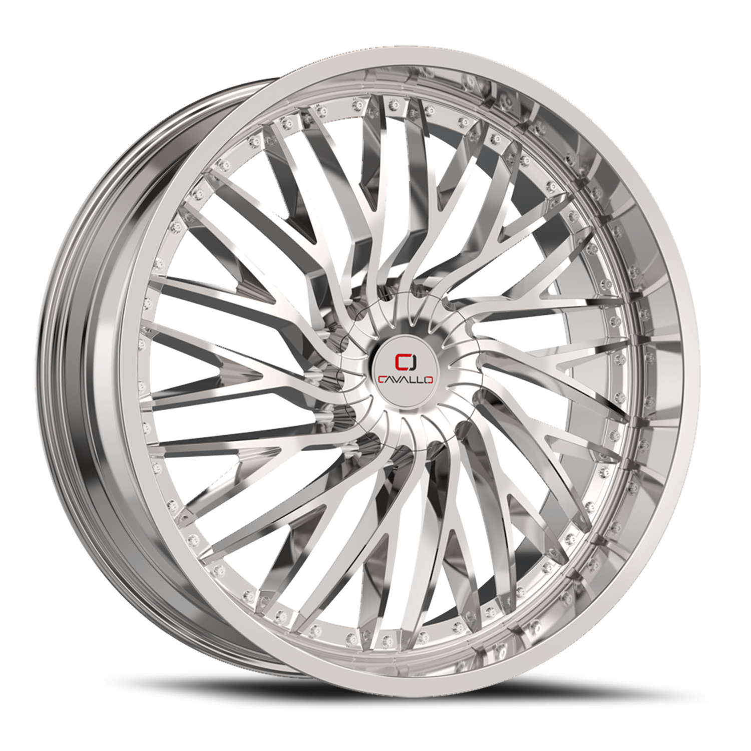 Cavallo CLV-43 22x8.5 5x112/5x114.3 +38 Chrome