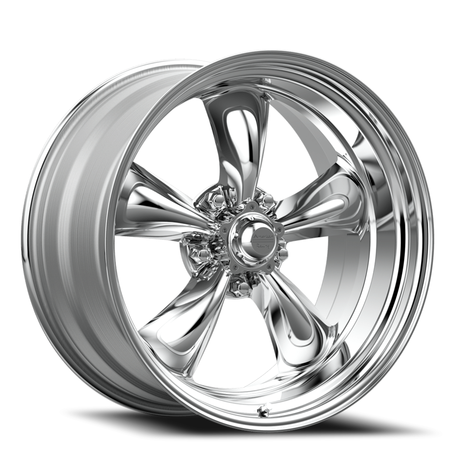 AMERICAN RACING VN515 TORQ THRUST II 15X8 5X127 OFFSET -18MM 83.06 POLISHED